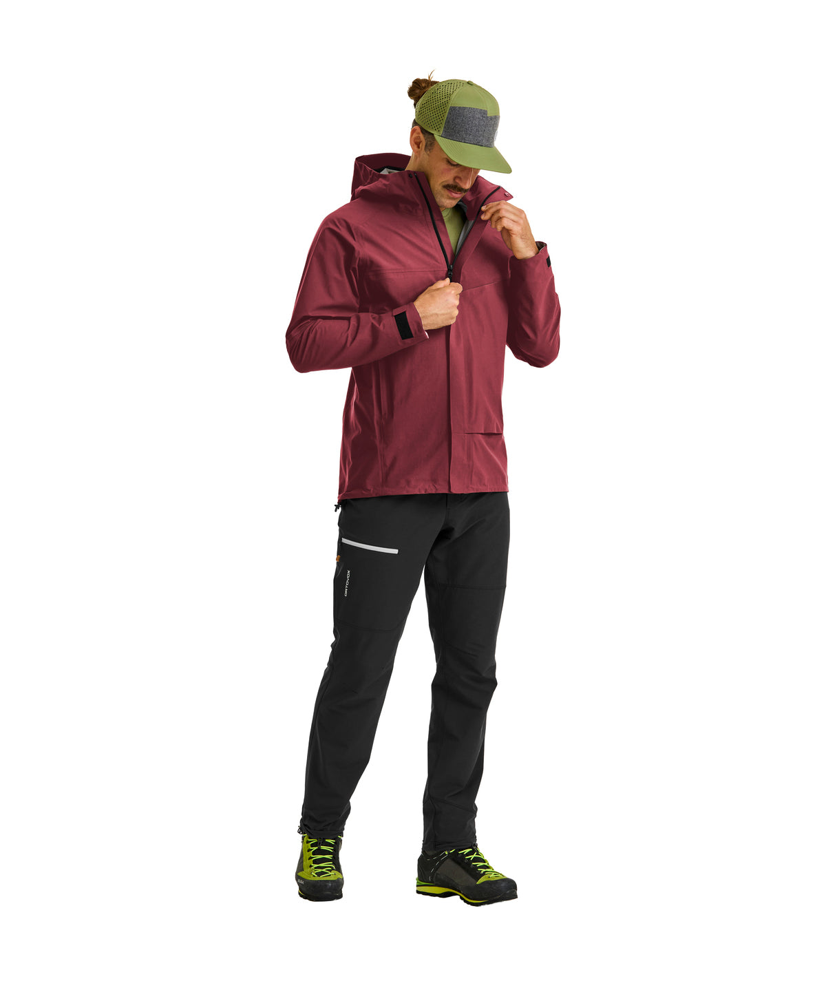 SECEDA 3L JACKET M red malbec