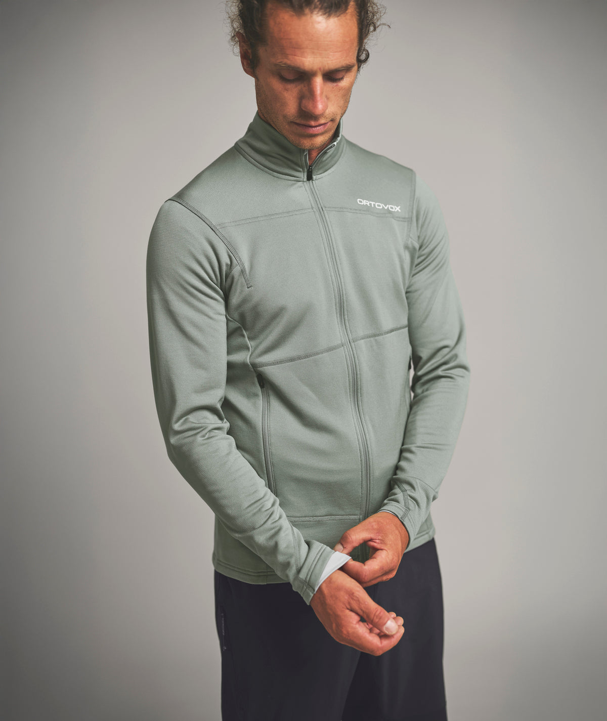 ORTOVOX FLEECE LIGHT JACKET M black raven